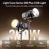 PHOTOOLEX CONE 300W PLUS COB Video Light - Photoolex