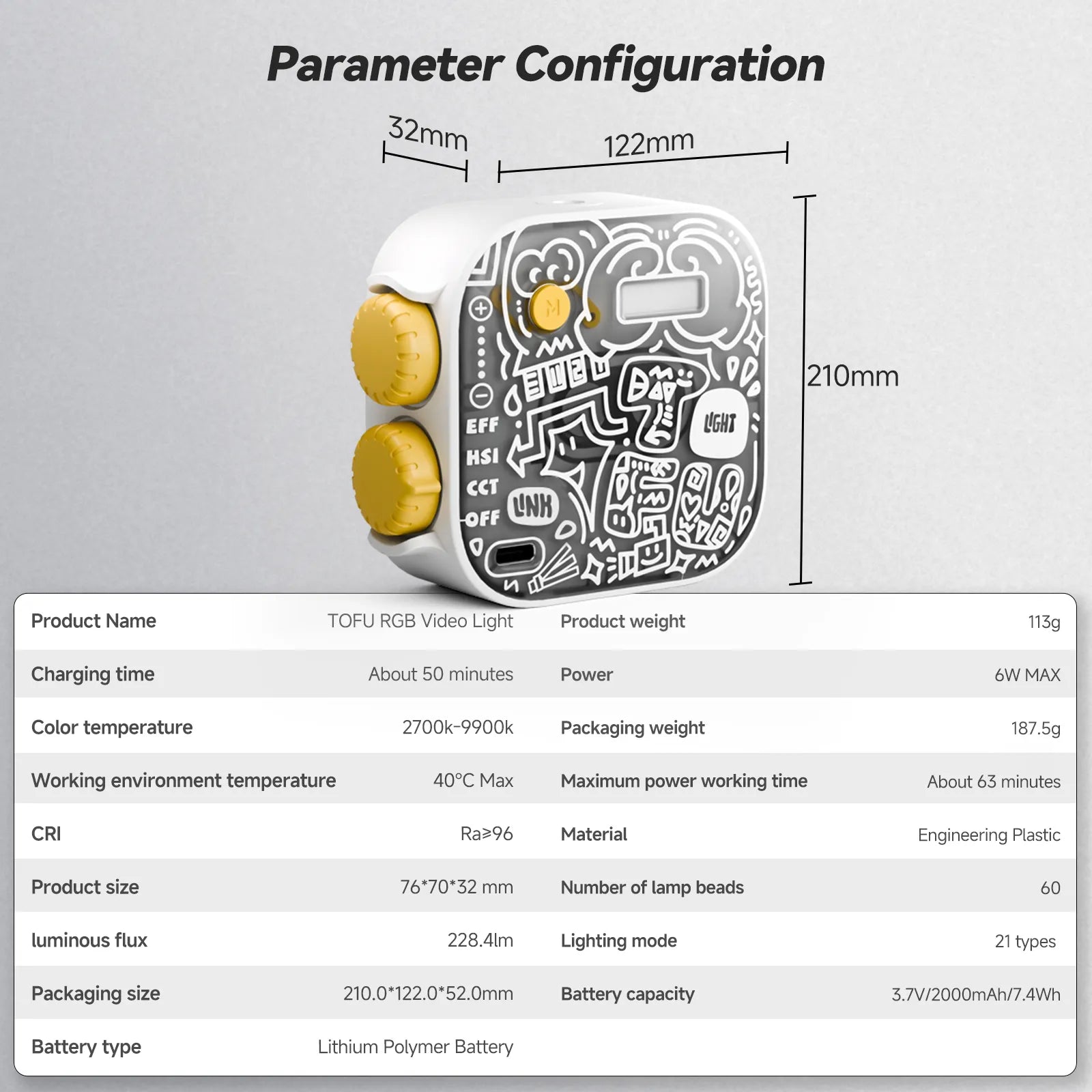 PHOTOOLEX TOFU Graffiti Light - Photoolex