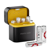 PHOTOOLEX 1.5V AAA Rechargeable Lithium - ion Battery Charger Set - Photoolex