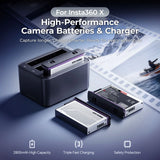 Photoolex Insta360 X5 Battery Charging Case Kit - Photoolex