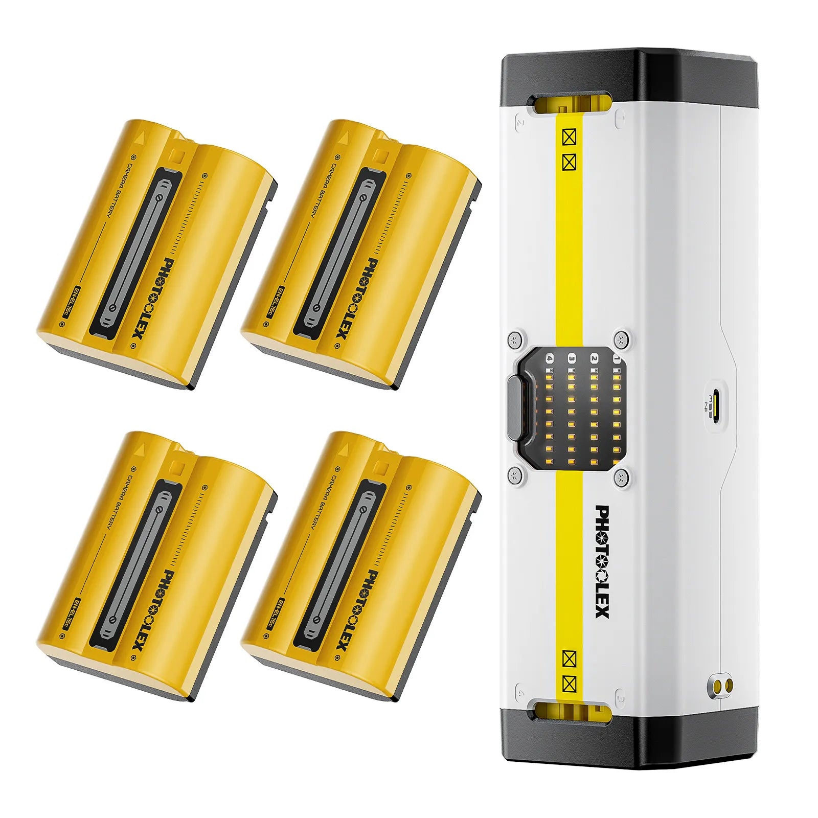 PHOTOOLEX BB4 Camera Battery Charger - Photoolex