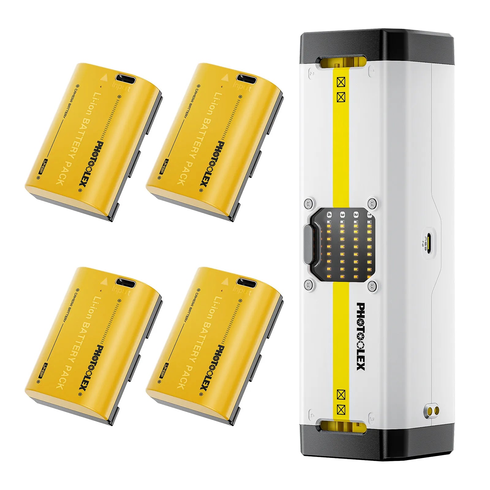 PHOTOOLEX BB4 Camera Battery Charger - Photoolex
