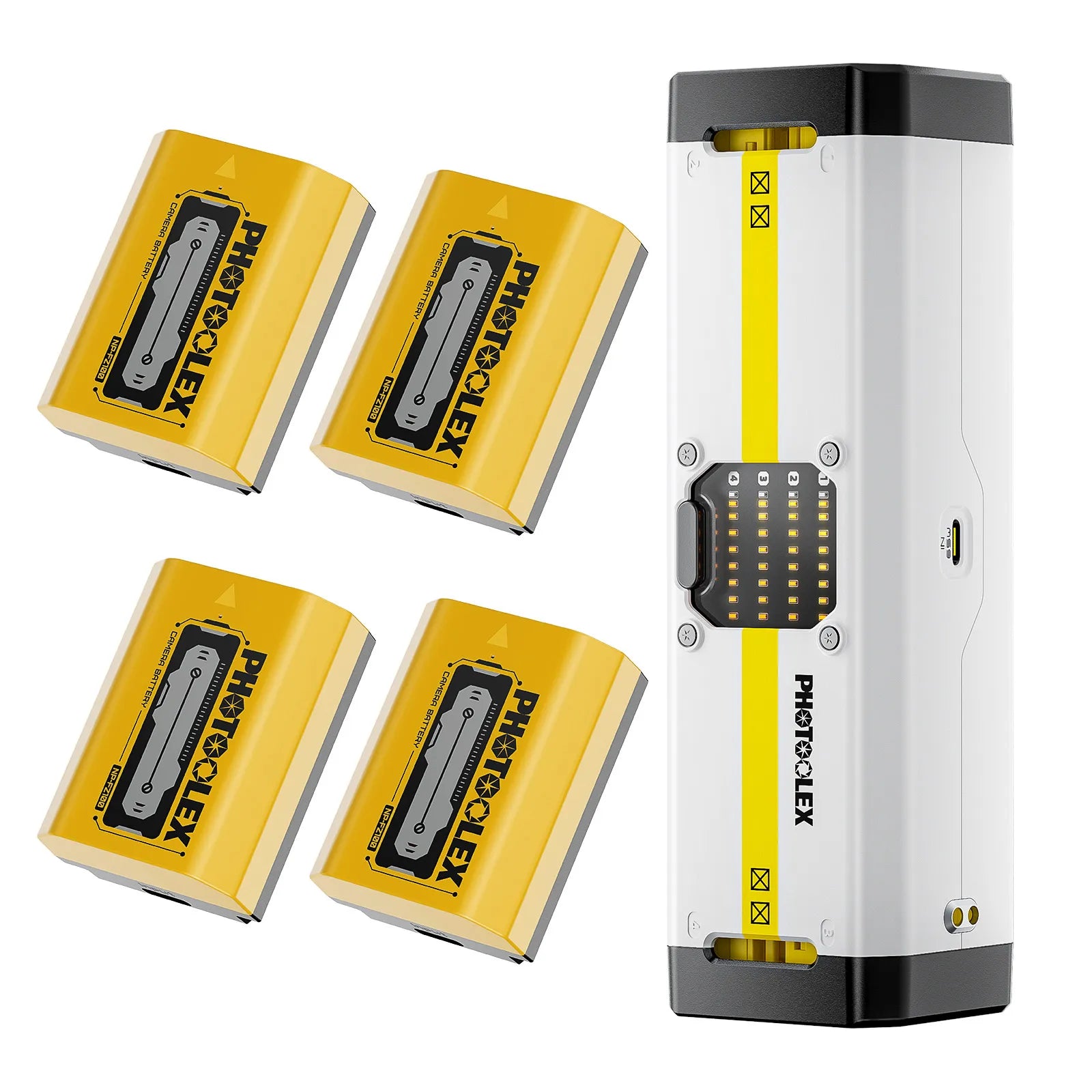 PHOTOOLEX BB4 Camera Battery Charger - Photoolex