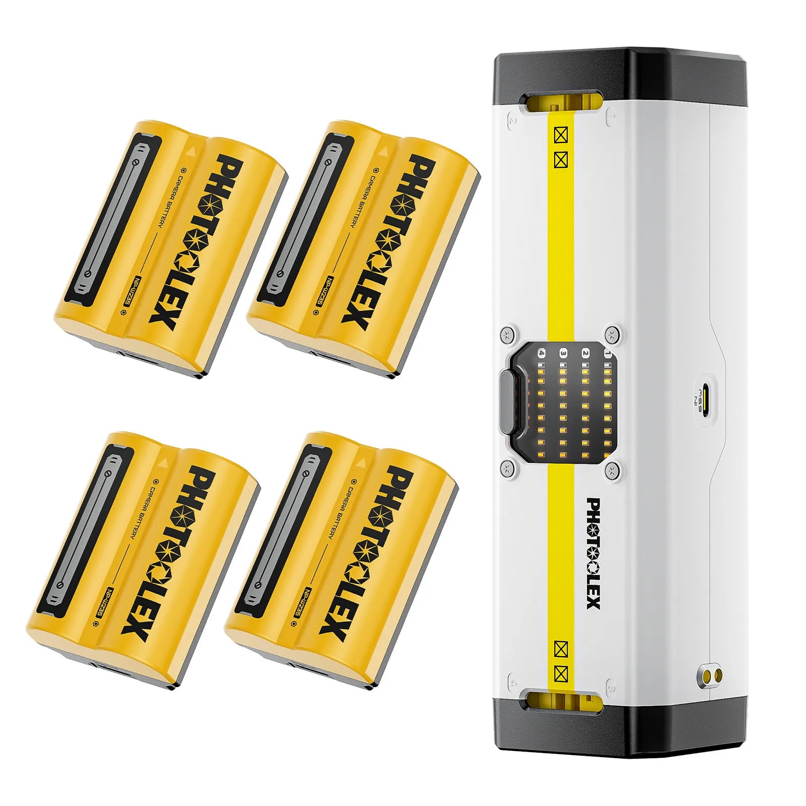 PHOTOOLEX BB4 Camera Battery Charger - Photoolex