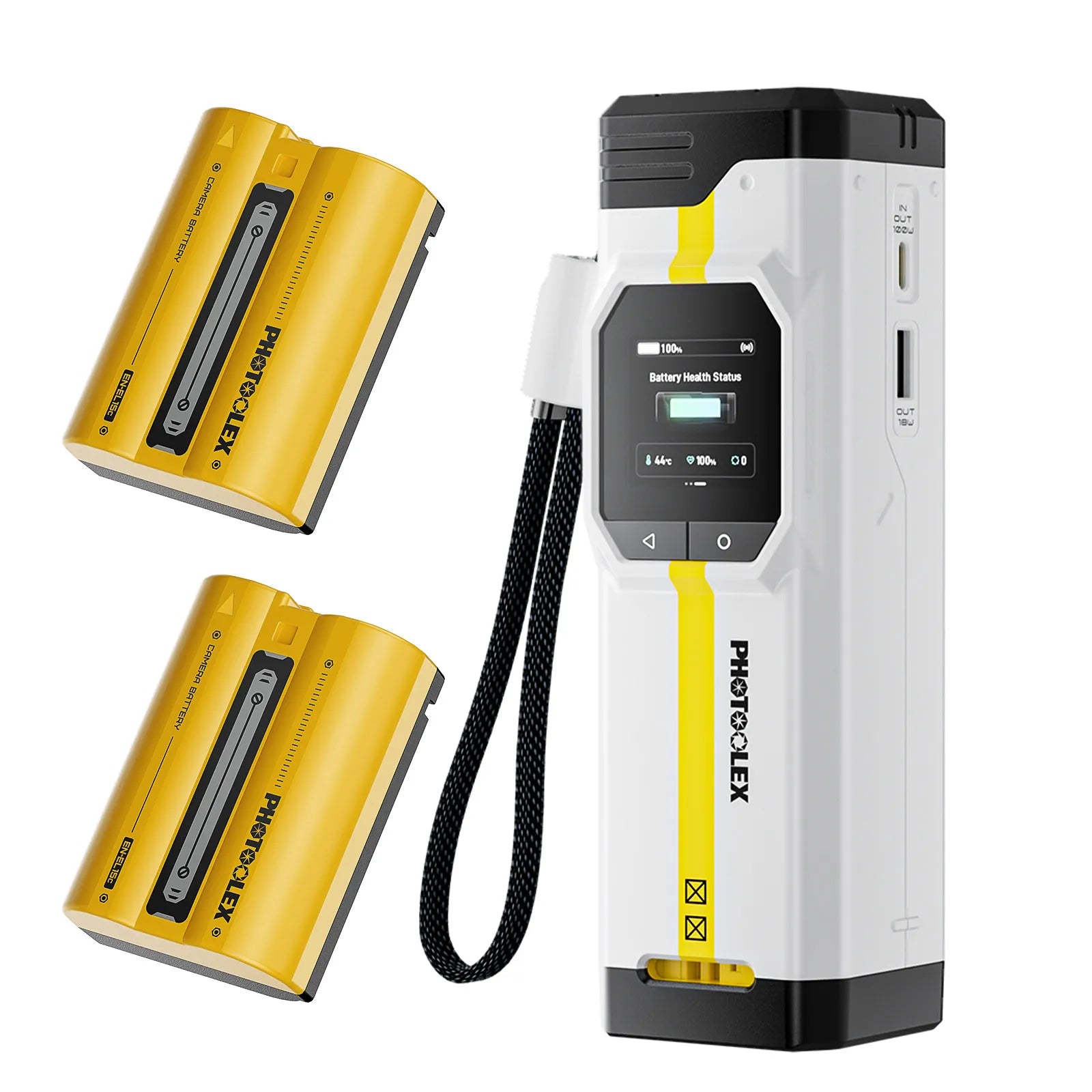 PHOTOOLEX BB Pro Camera Battery Charger & Power Bank - Photoolex