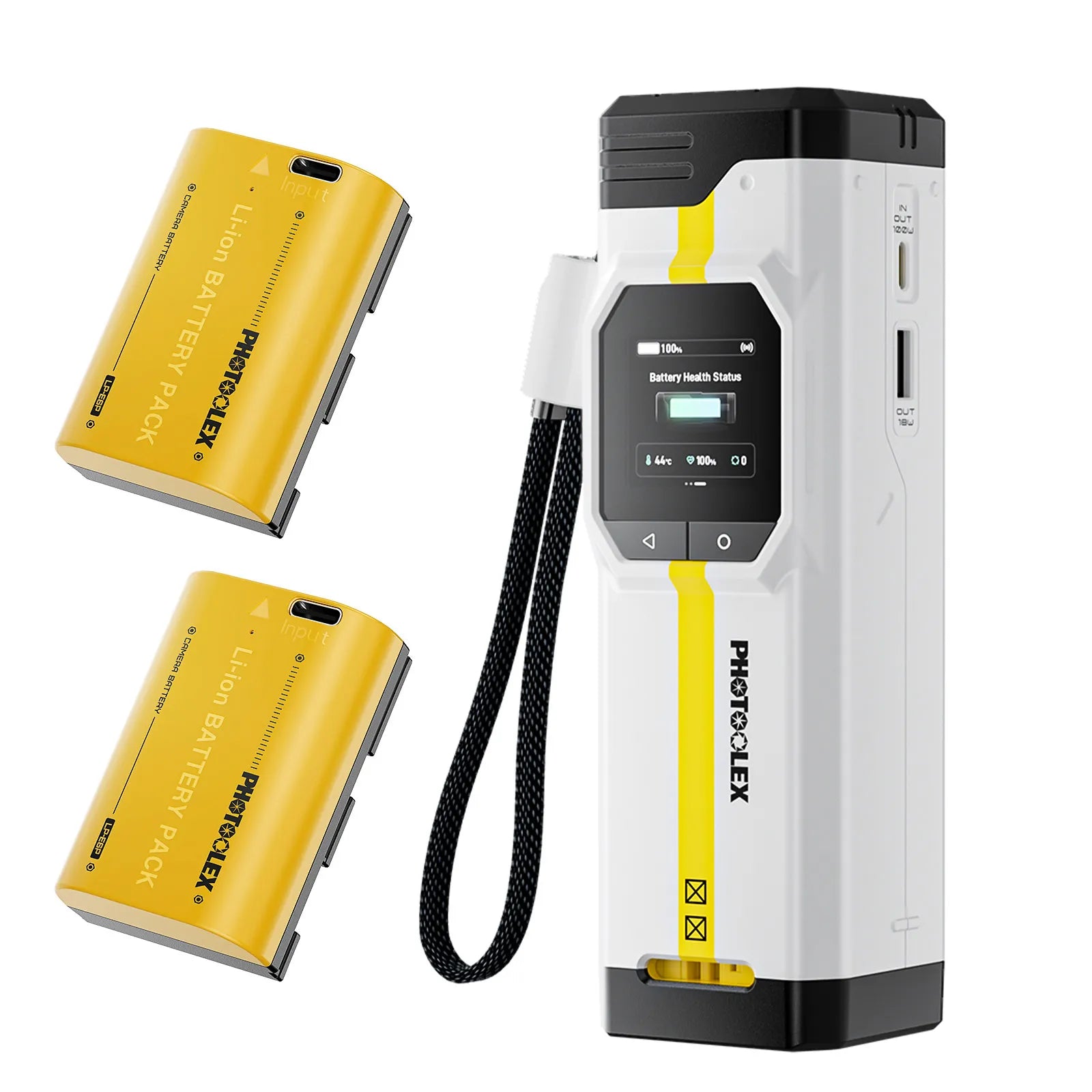 PHOTOOLEX BB Pro Camera Battery Charger & Power Bank - Photoolex
