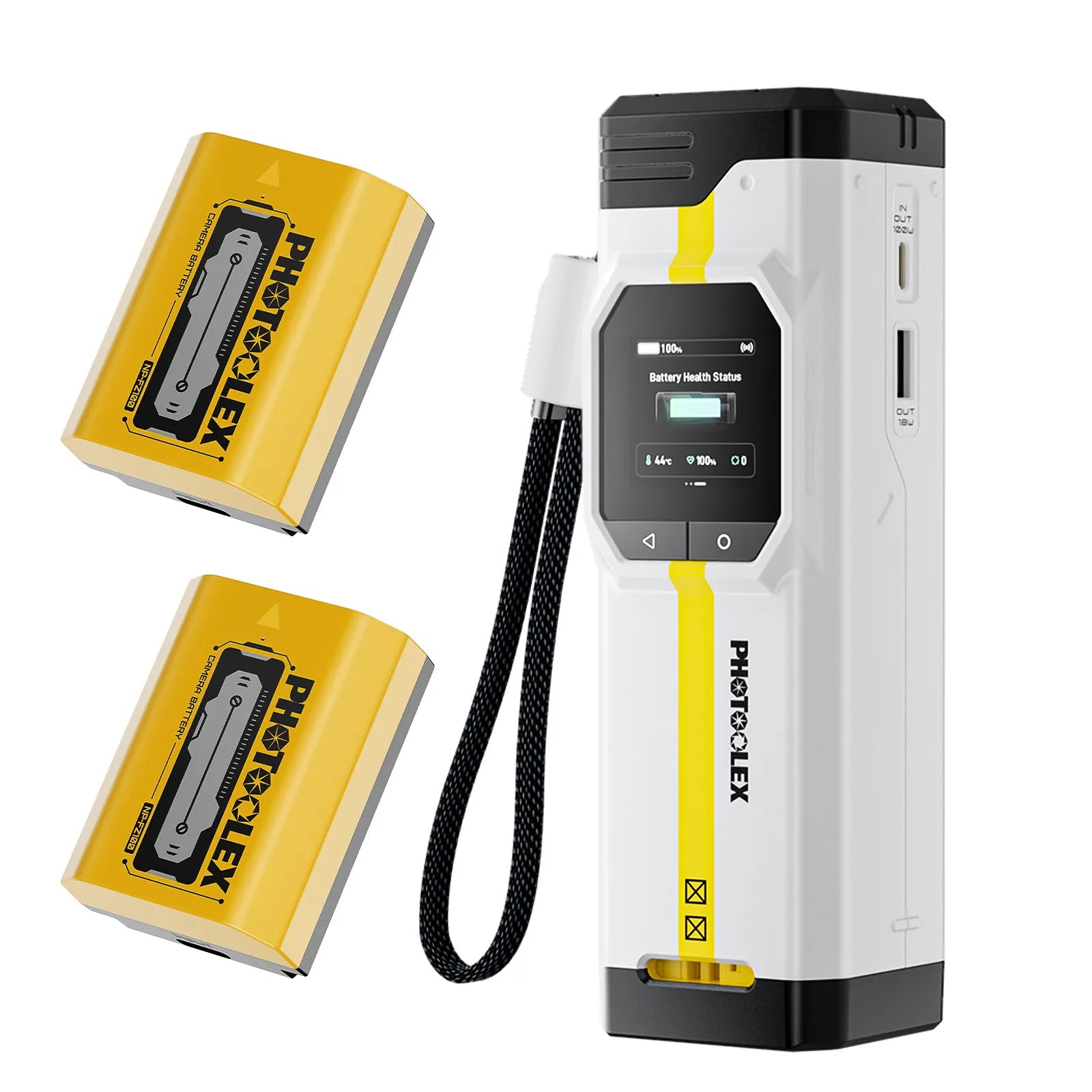 PHOTOOLEX BB Pro Camera Battery Charger & Power Bank - Photoolex