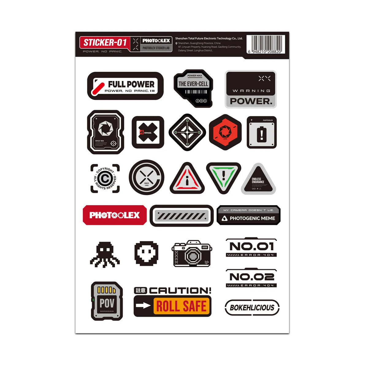 PHOTOOLEX Doodle Sticker Pack - Photoolex