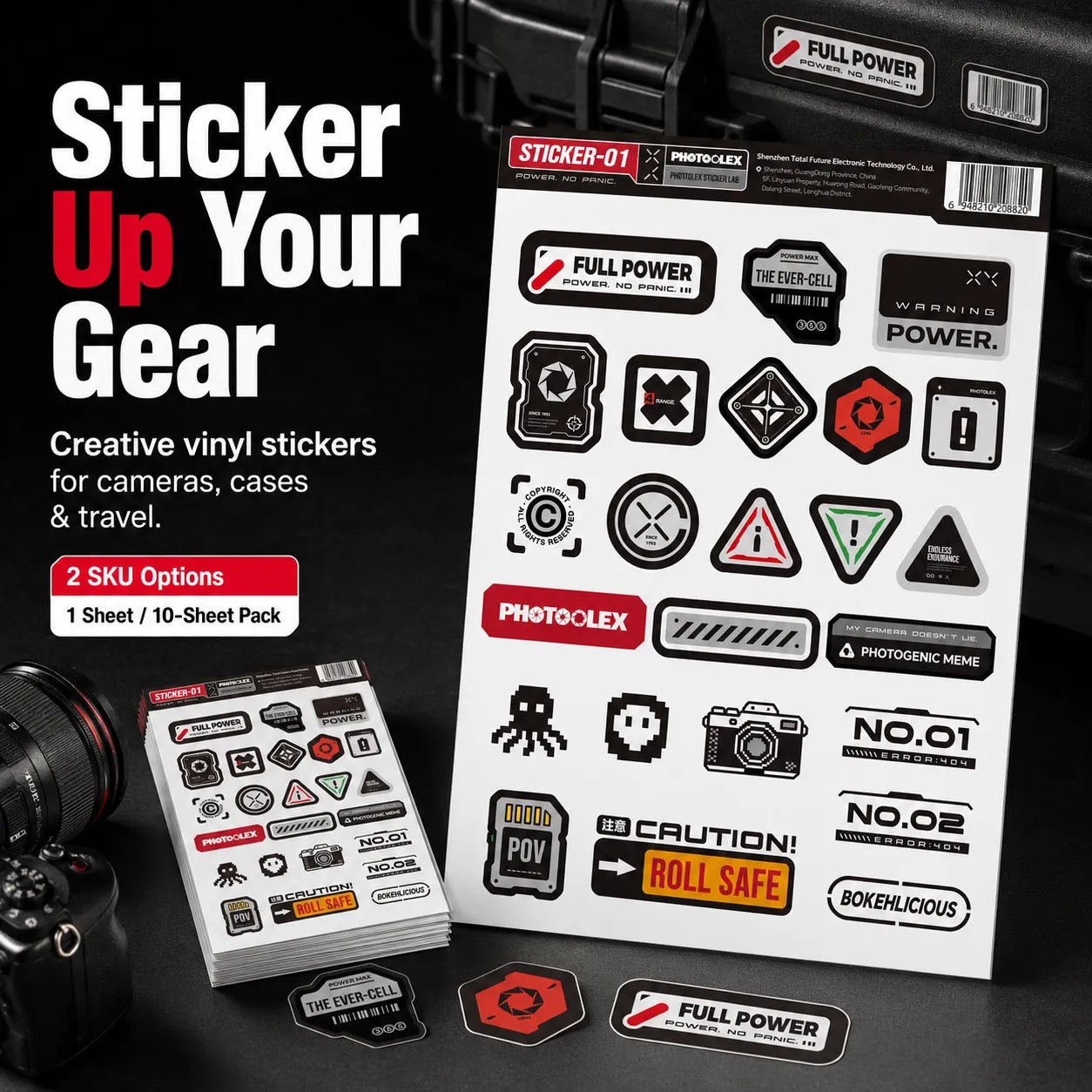 PHOTOOLEX Doodle Sticker Pack - Photoolex