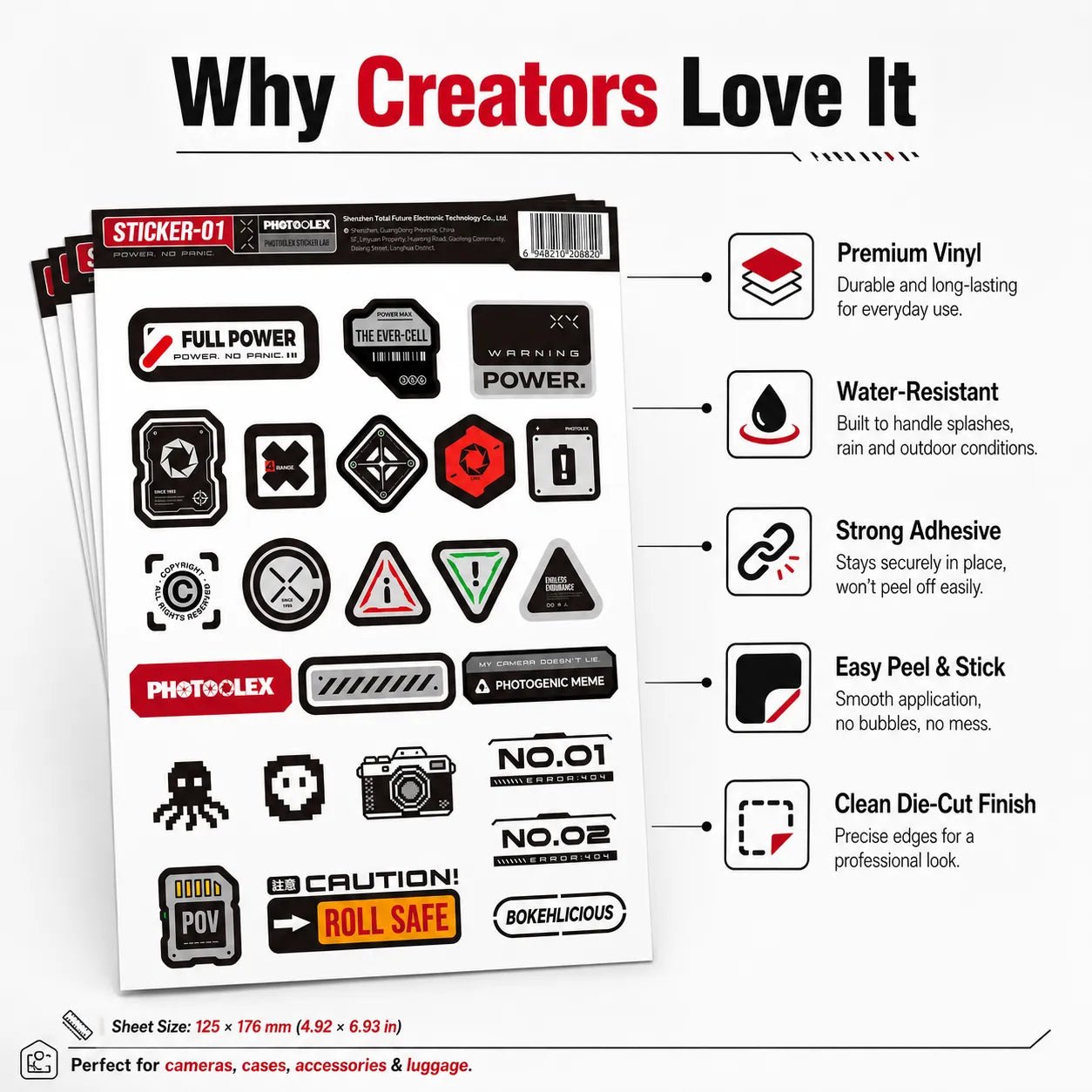 PHOTOOLEX Doodle Sticker Pack - Photoolex