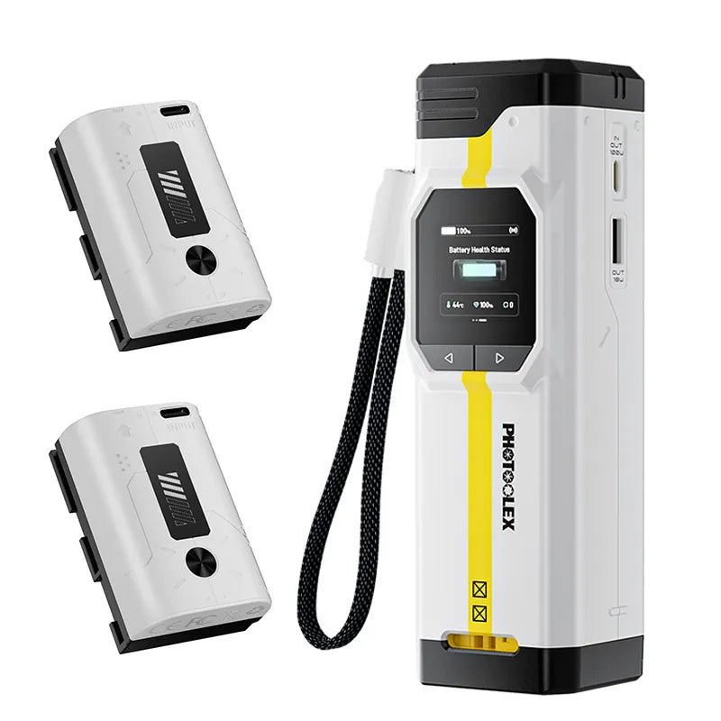PHOTOOLEX BB Pro Camera Battery Charger & Power Bank - Photoolex