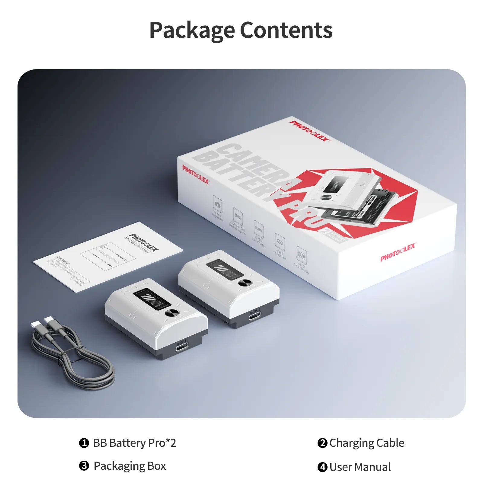 PHOTOOLEX BB Series Camera Battery Pro - Photoolex