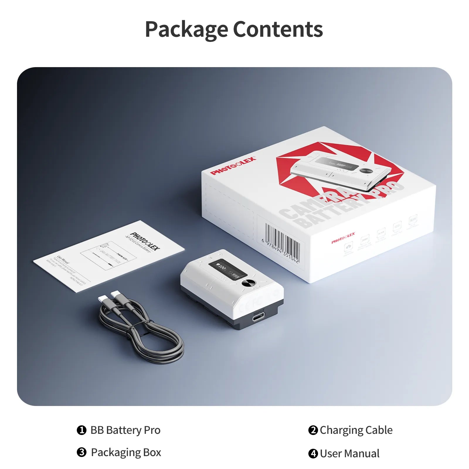 PHOTOOLEX BB Series Camera Battery Pro - Photoolex