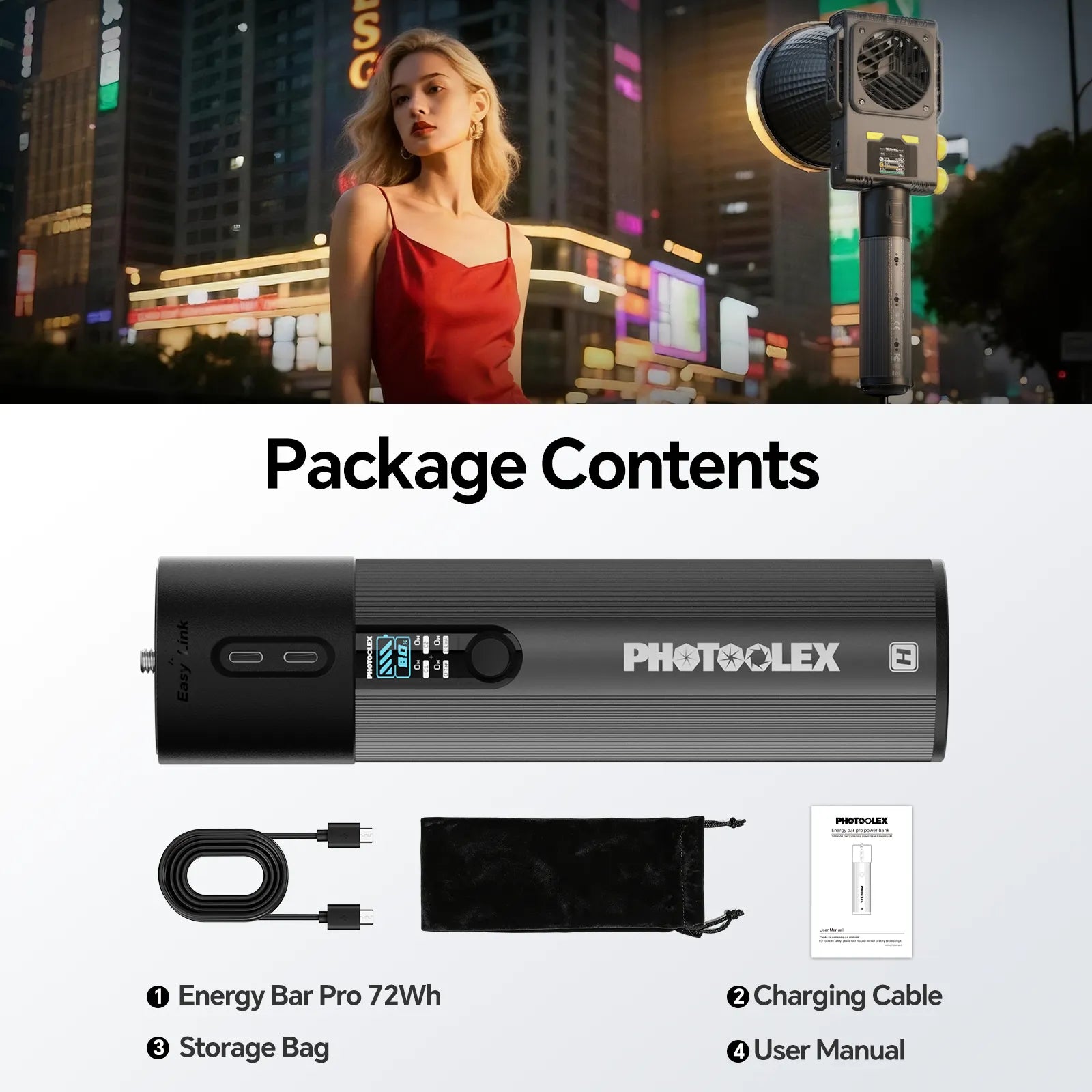PHOTOOLEX Energy Bar 72Wh - Photoolex