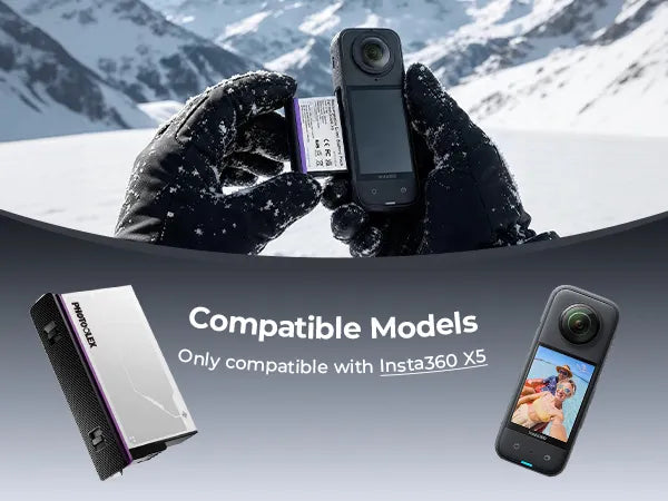 photoolex Insta360 X5 battery mo 2