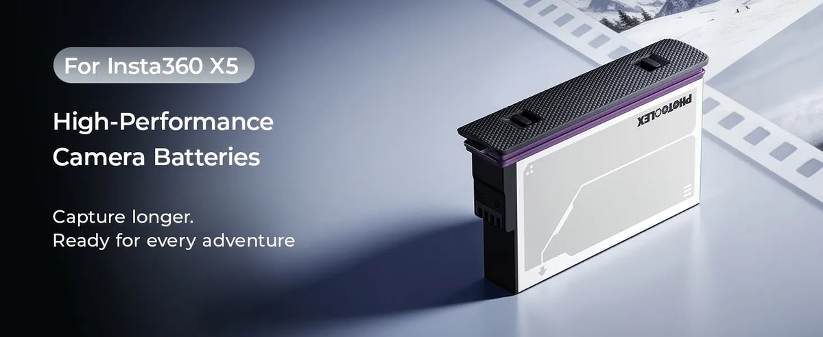 photoolex Insta360 X5 battery pc 1