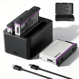 Photoolex Insta360 X5 Battery Charging Case Kit - Photoolex